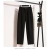 Amazon High Waist Woolen Pants Slim Looking Oversize Women's Clothing