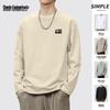 Mark Hua Fei Men's Pure Cotton Long Sleeve T-Shirt