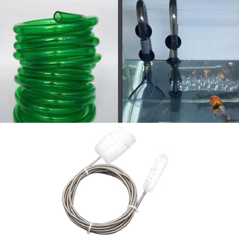 200cm 90 Long Pipe Cleaner Flexible Pipe Nylon Cleaning Brush Fish Tank Bath
