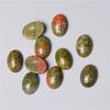 5pc Natural Stone Cabochon Oval Charm Egg Shape Flatback Stone Loose Cabochon for DIY Jewerly Ring Necklace Bracelet Accessories
