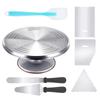 YuPinDiZu Cake Turntable for Home Use, Confectionery Shop Style, Easy and Convenient Cake Making Tool Set (A)