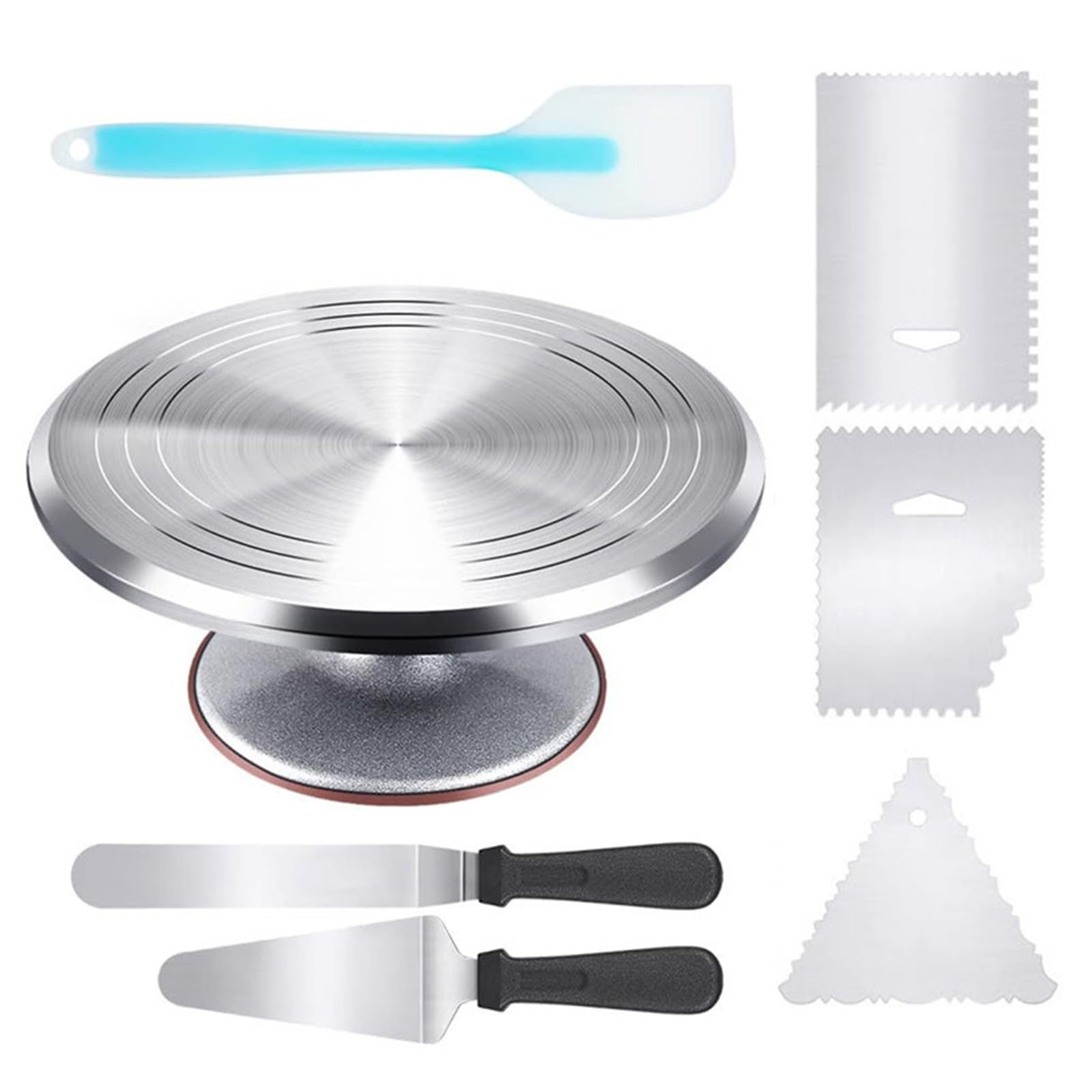 

YuPinDiZu Cake Turntable for Home Use, Confectionery Shop Style, Easy and Convenient Cake Making Tool Set (A)