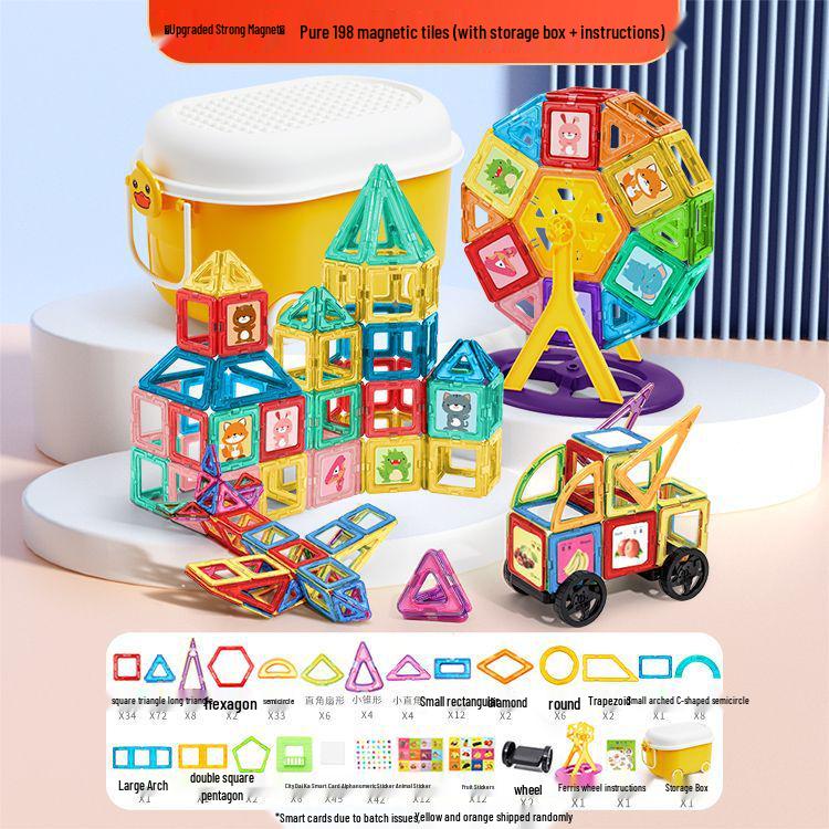 Large Magnetic Quran Tiles: Children's Educational Building Blocks Set for Boys and Girls – Strong Magnetic Stickers for Construction and Learning.