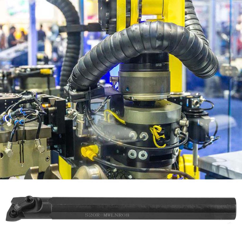 20x200mm S20RMWLNR08 CNC Lathe Turning Tool Boring Bar Holder with WNMG0804 Blade