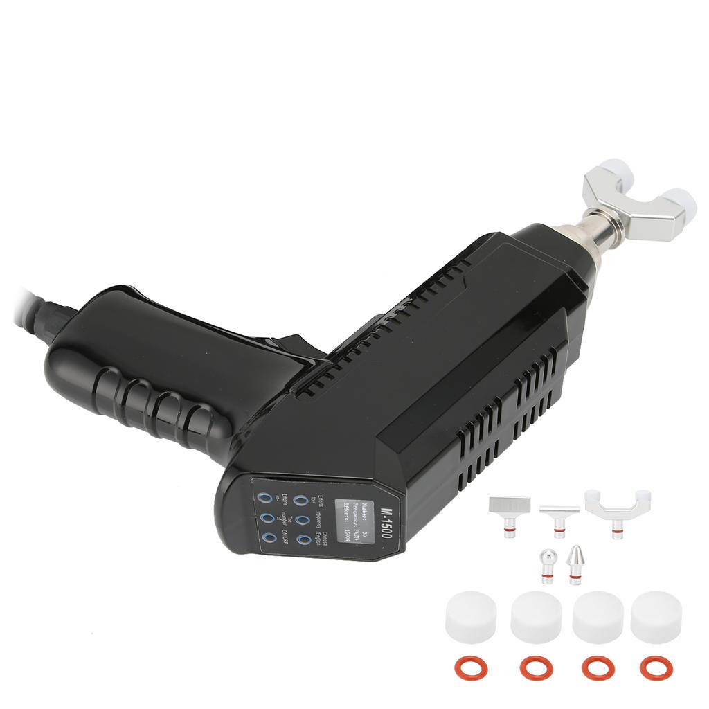 Electric Spine Massager 30‑Level Heat Resistance Movement Electric Spine Chiropractor Tool BlackUS