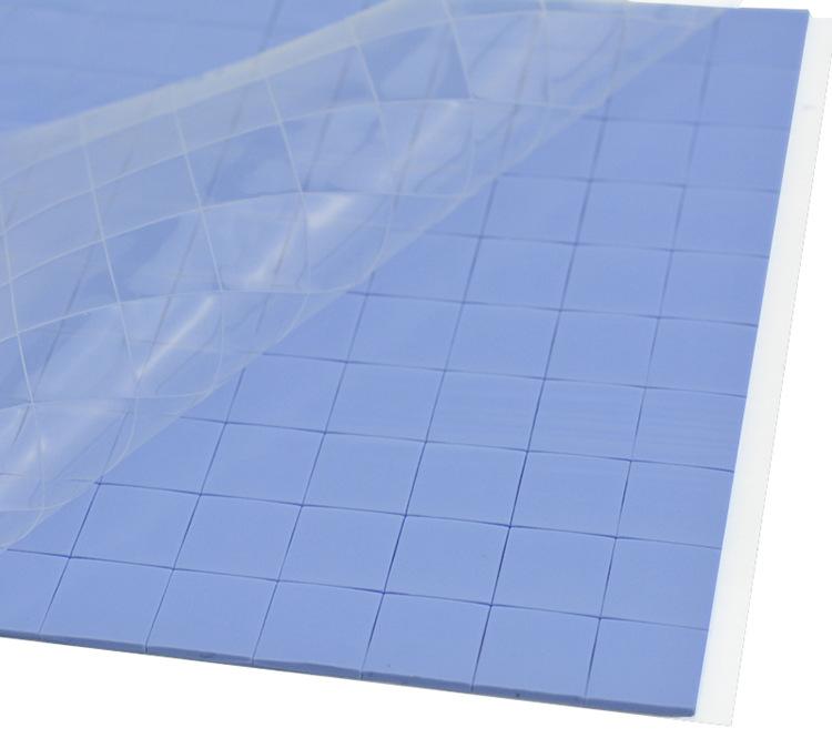 100pcs/lot10x10x1mm GPU CPU PS3 PS2 XBOX Heatsink Cooling Thermal Conductive Silicone Pad Works For TV Boards Proper Electronics