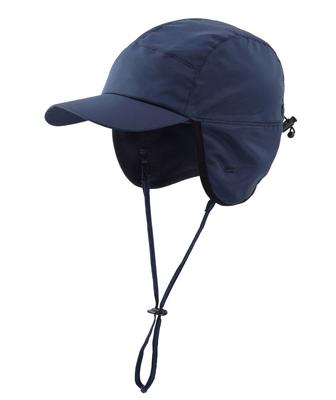 Connectyle Men's Winter Cap with Ear Flaps, Waterproof for Fishing, Outdoor Activities, Cycling, and Work, Navy Blue