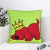 C-Clifford der große rote Hund Kissenbezug Retro Trendiger Kissenbezug für Sofa Schlafzimmer Heimdekoration Bedruckte Kissenbezüge Geschenk