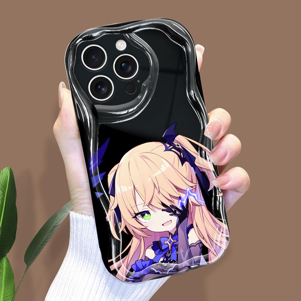 For iPhone 16 15 14 Samsung S25 S24 S23 A06 A13 A14 A15 A16 A55 Redmi 14C 13C Note 14 13 12 Cartoon Characters Design Full Lens Protect  Phone Case