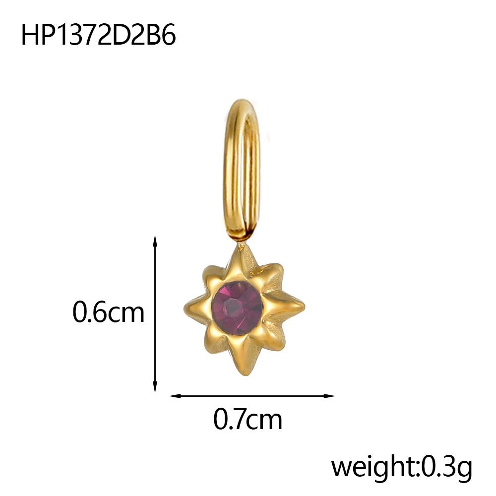 CARLIDANA New Classic Element DIY Charm Necklace Stainless Steel Star Pendant Shiny Rhinestones Fashion Bracelet Earrings