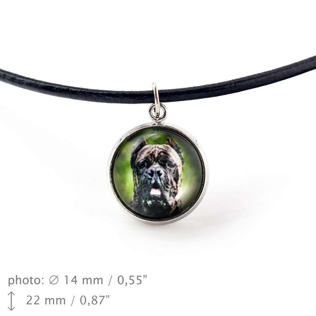 Cane Corso, Italian Cane Corso - Necklace Pendant with Your Photo, Handmade, Handcrafted Jewelry by Art-Dog Brand