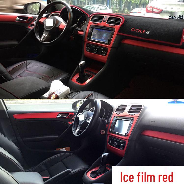 Golf 6/GTI Carbon Fiber Interior Console Protection Stickers