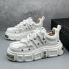 Dad shoes wysoki gust jesień nowe nit nit niche buty podwyższające duży przód gruba podeszwa buty derby