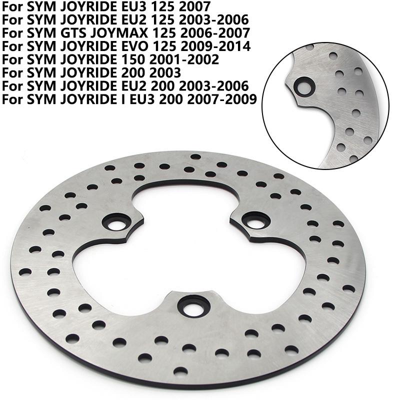 Motorcycle rear Brake disc For SYM JOYRIDE EU3 2007 EU2 2003-2006 GTS JOYMAX 2006-2007 EVO 2009-2014 125