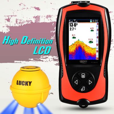 MUQZI Sports Accessory 45m Depth High Clarity LCD Wireless Sonar Sensor Transducer Fish Finder Fishing Detector