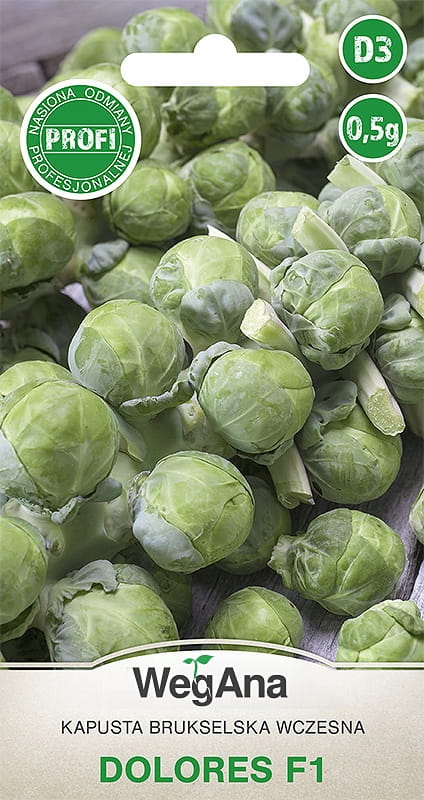 Brussels Sprouts Dolores (F1) 0.5g Cabbage Seeds - WegAna