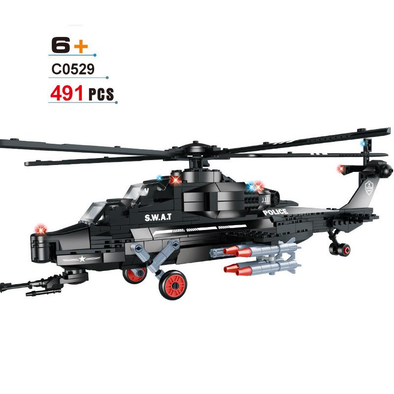 AH-64 Hubschrauber, Kampfhubschrauber, Modellbausteine, Tiger, Polizei, Krieg, 2. Weltkrieg, Armee, Kämpfer, Feuer, Rettung, Huey-Copter, Ziegelsteine, Stadt