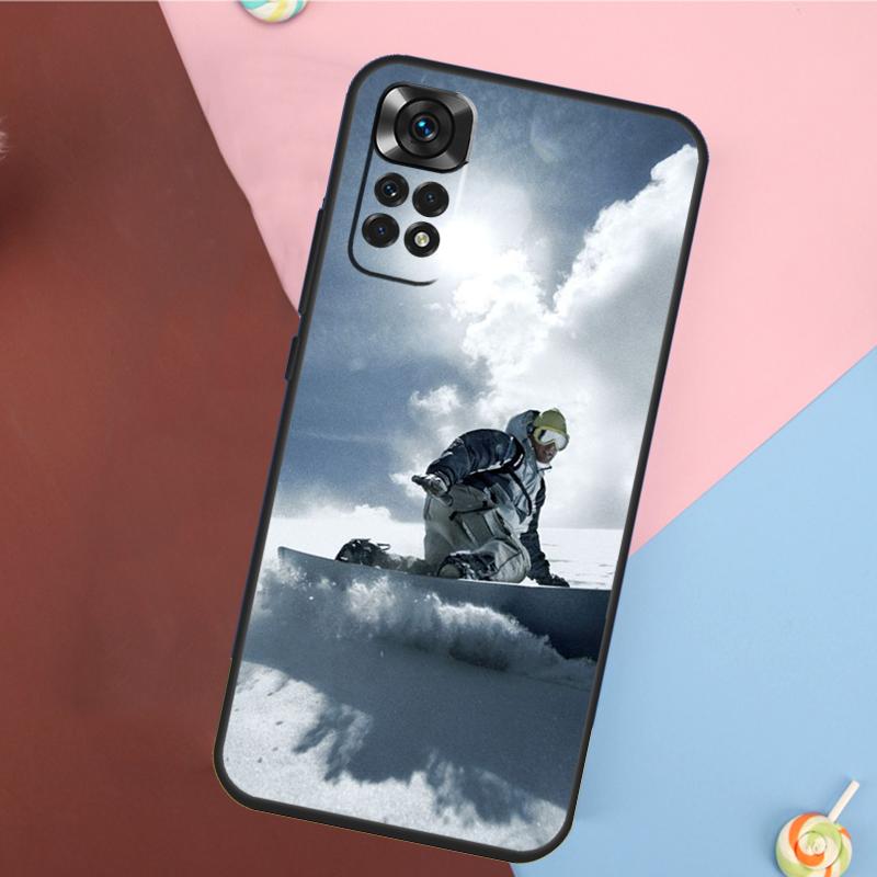Cool Sports Snowboarding Cover For Xiaomi Redmi Note 13 14 Pro 12 11 9 10 9S 10S 11S 12S Redmi 14C 10C 12C 13C Case