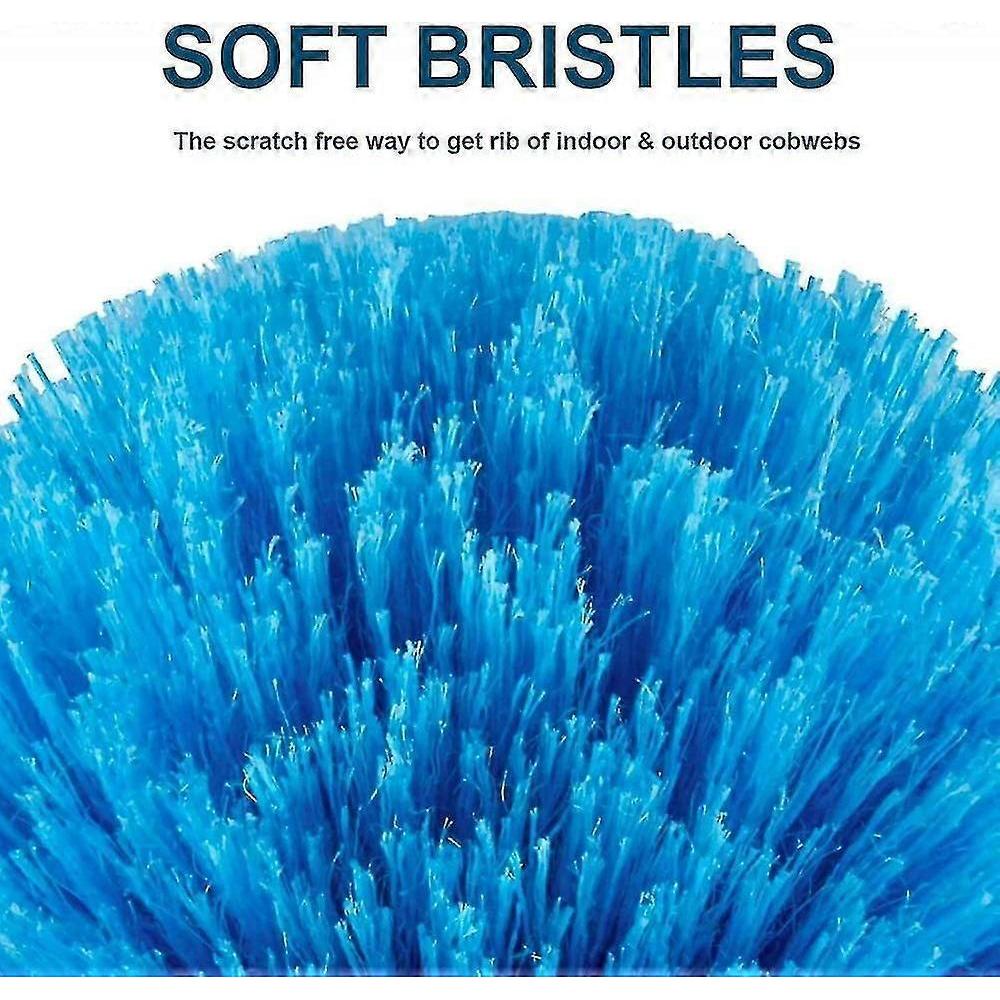 Cobweb Duster Head Brush Attachment | Twist On Corner Duster | Spider Web Brush,fits Standard 3/4 Inch Threaded Poles