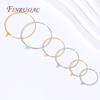 20mm 25mm 35mm 18K Gold Plated Hoops Earrings Big Circle Ear Wire Hoops Wires For Jewelry Findings,Earrings For Accessories