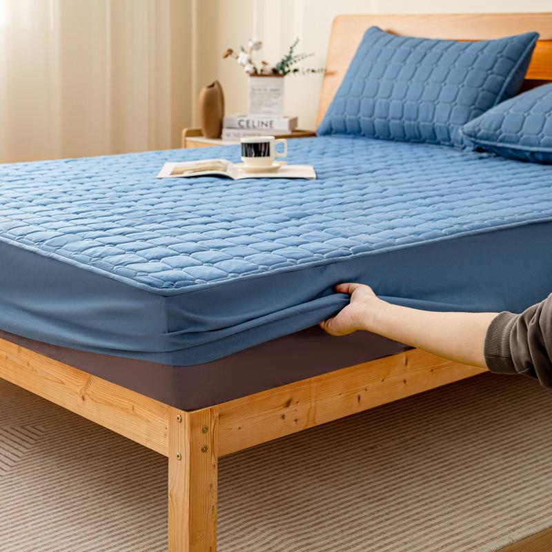 Grenzüberschreitende, gesteppte, wasserdichte Isolierunterlage, Spannbettlaken, Bettbezug, Außenhandel, verdickter Simmons-Schutzbezug, Matratzenbettwäsche