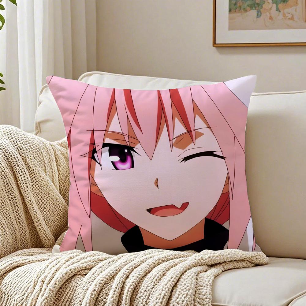 anime eccentric FFate AApocrypha AAstolfo Cushion Cover Pillowcase Antidustmite living Room Sofa Decor Cushion Room