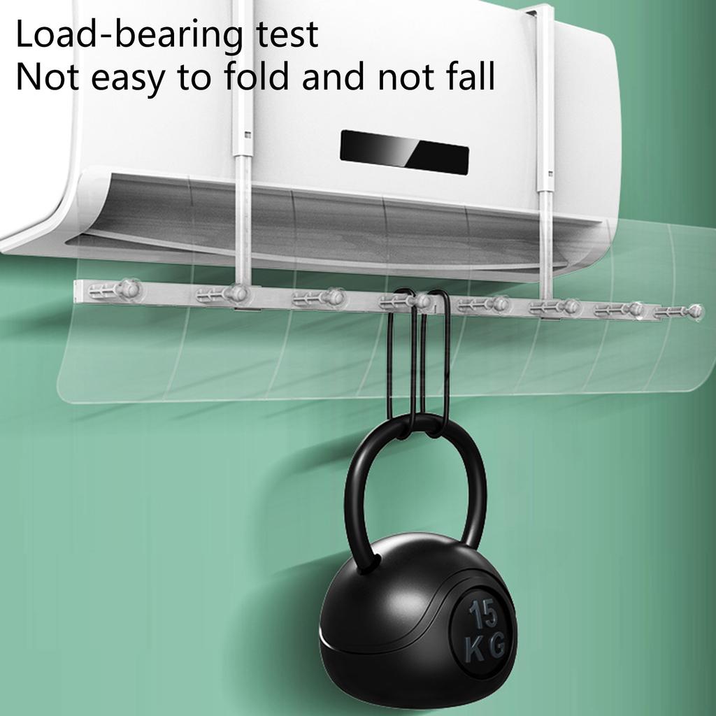 Adjustable Air Conditioning Baffle Shields Easy Installation and Removal Air Conditioner Wind Deflector for Baby Room