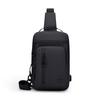 Men's Chest Bag Multifunctional Lightweight Large Capacity Commuting Nylon Outdoor Crossbody Bag