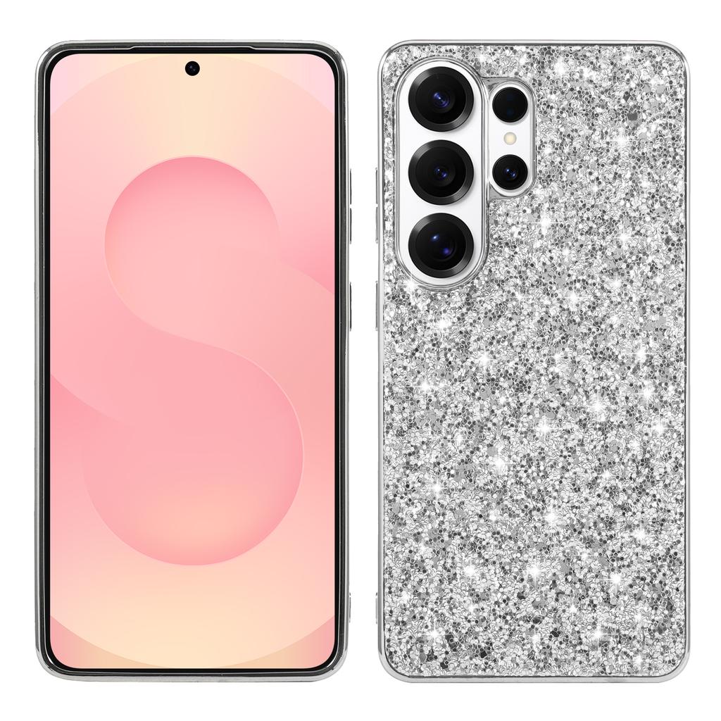 For Samsung Galaxy S26 Ultra Case Electroplating TPU + PC Sparkling Glitter Phone Back Cover