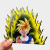 Dragon Ball Z Anime Figure Gohan Motion Stickers Car Sticker Notebook Waterproof Decal Toy Wall Sticker Kids Toys Gifts