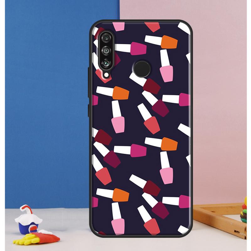 Nail Polish For Huawei Nova Y90 Y70 Y60 Y72 Y61 Y91 12s 12i 11i 7i 8i 9 10 SE P60 Pro P30 P40 Lite Case