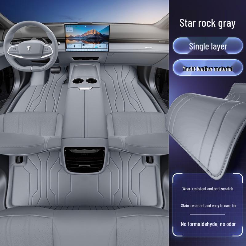 Dark Blue S05 2026 5-Seater Car Floor Mats - Full Coverage Interior Accessories