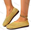 Women's Flats 2025 Summer New Round Toe Vintage Comfortable Slip On Casual Shoes Mesh Breathable Lightweight Sandals