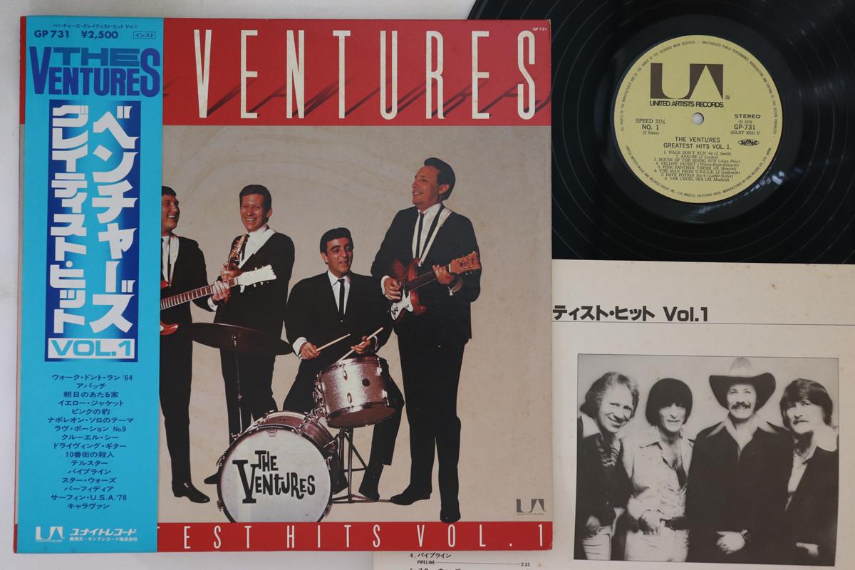 

Виниловая пластинка VENTURES Greatest Hits Vol.1 GP731 UNITED ARTISTS 1979 Япония Obi Рок Б/у