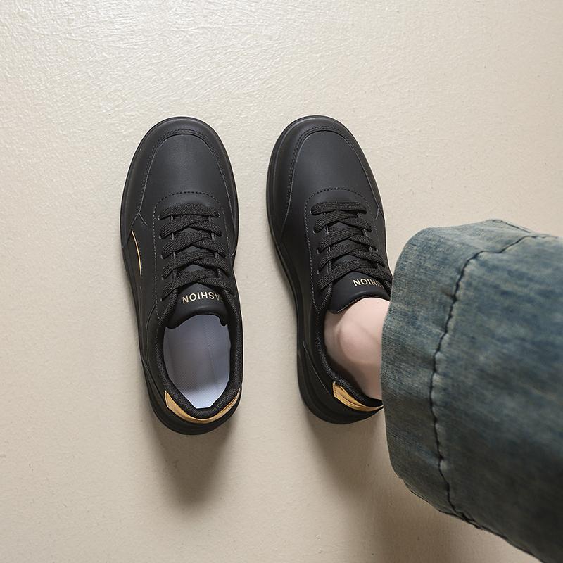 

Fashion Autumn and Winter Women s Shoes Are Versatile 2025 New Korean Version Plus-size Casual Shoes 36 чёрный