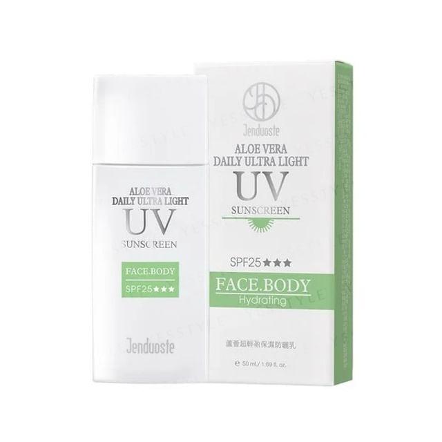 JOURDENESS - Jenduoste Aloe Vera Daily Ultra Light Sunscreen SPF 25 PA+++ 50ml