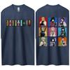 2026 Demon Slayer Short-sleeved Men's and Women's Same Style Comfortable Short-sleeved Couple's Clothing Casual Short-sleeved Wear Y2K