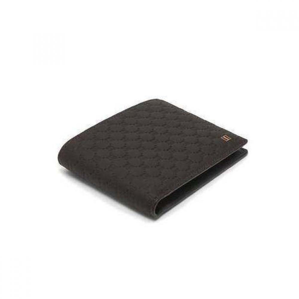 Daks Brown Matte Leather Wallet Dd Plate Logo Dbwa2e368