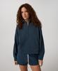VUORI [Female] Pique Fleece Half Zip_Ocean Vr26120030