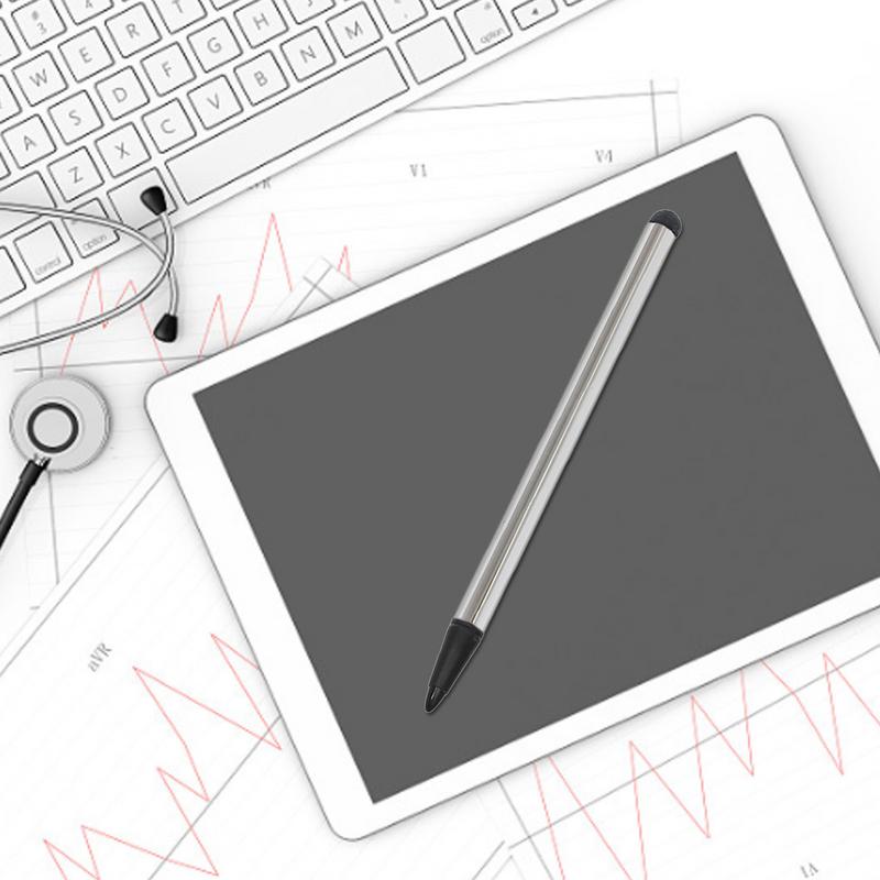 Zestaw 3 szt. Pióro Stylus 2 w 1 Pojemnościowy Rezystancyjny Ekran Dotykowy Ołówek Uniwersalny Telefon Tablet Pióro do Rysowania Dla iPhone Dla Samsung PC Stylu
