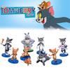 Miquelpw Tom Jerry Action Figures Cute 9pcs/set For Collectors And Cartoon Lovers