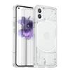 KEYSION Transparente, stoßfeste Hülle für Nothing Phone 2 1, klare Stoßstange, weiches TPU-Silikon, Rückseite für Nothing Phone 1 2