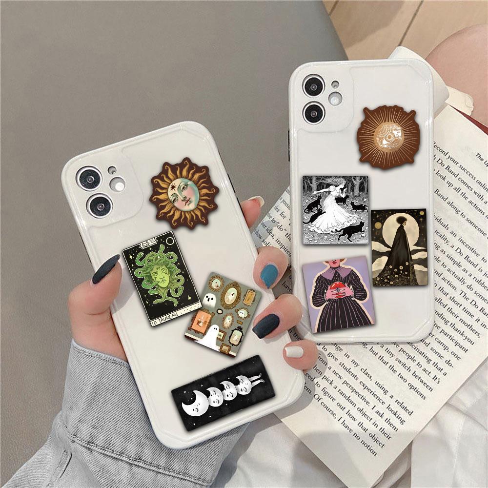 50PCS Occult Celestial Creepy Creative Graffiti Stickers Scrapbook Phone Cases Guitar Skateboards Wall Decorative Stickers