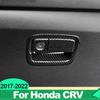 For Honda CRV CR-V 2017 2018     Car Co-pilot Copilot Storage Glove Box Handle Frame Cover Sticker Accessories