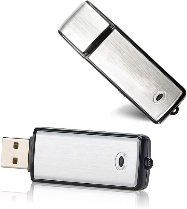 Techtrusty Digitale Dictafoon - Podazz - Spraakrecorder 8 GB - USB Oplaadbaar - 18 uur opname
