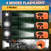 Portable Emergency Radio Emergency Weather Radio AM FM WB Solar Hand Crank Portable Radio with LED Flashlight 6000mAh Battery