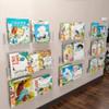 Wall Hanging Picture Book Display Stand Plastic Albums Record Holder Bookshelf  Reading Magazine