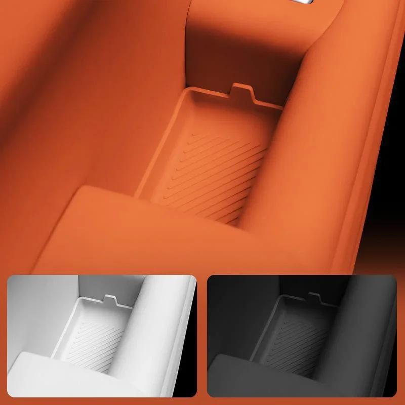 For Leading Ideal LiXiang L7 L8 L9 2025 2025 2025 Interior Door Handle Silicone Storage Mat Door Slot Protective Mat