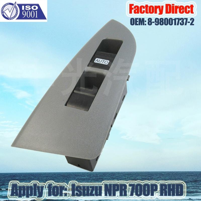 Factory Direct Master Auto Power Window Switch Apply for Isuzu NPR 700P Right Driver Side Switch RHD 8980017372 8981595440