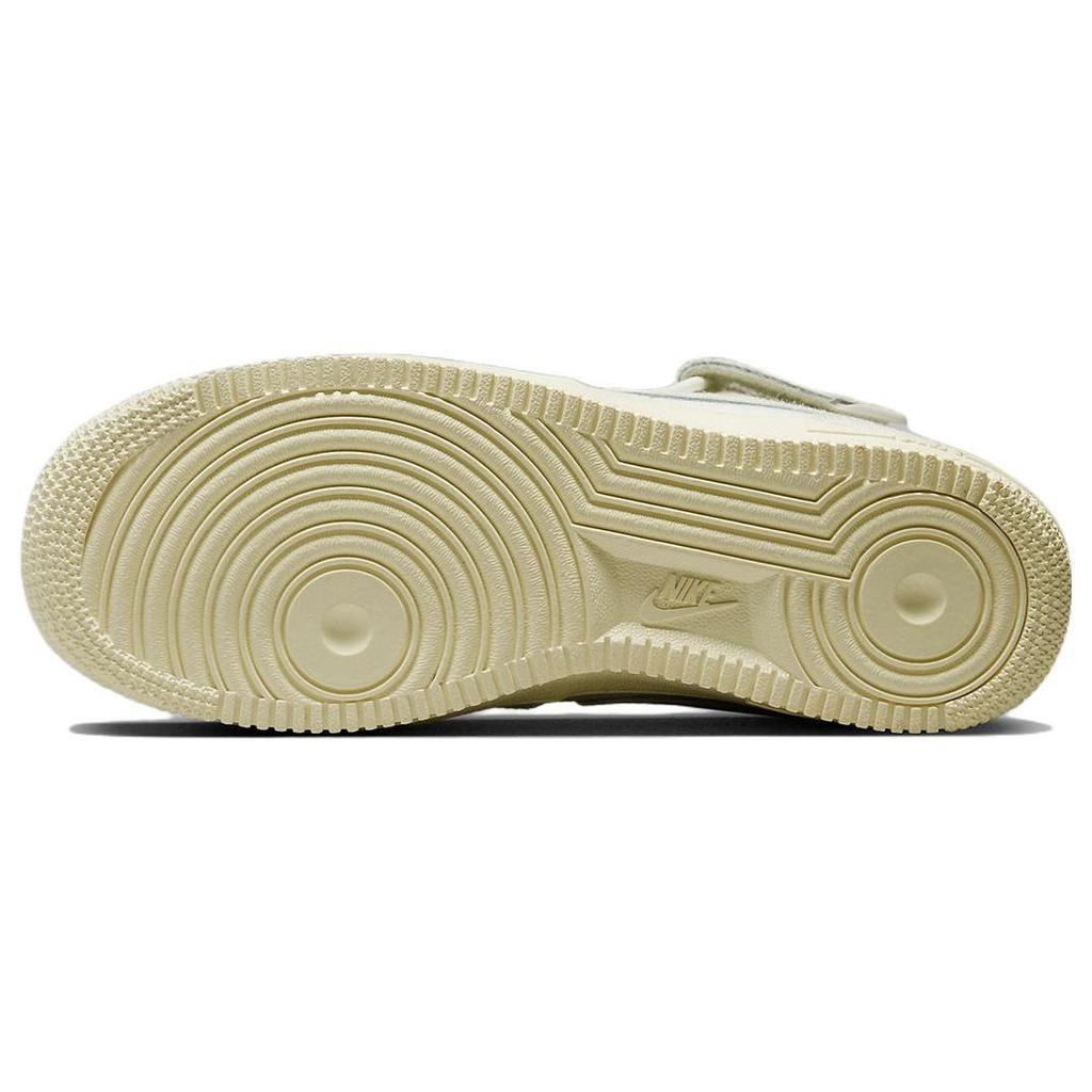 Nike Air Force 1 07 Mid Weiß Canvas Damen Sneaker Summit-White Pearl-White Schwarz DZ4866-121